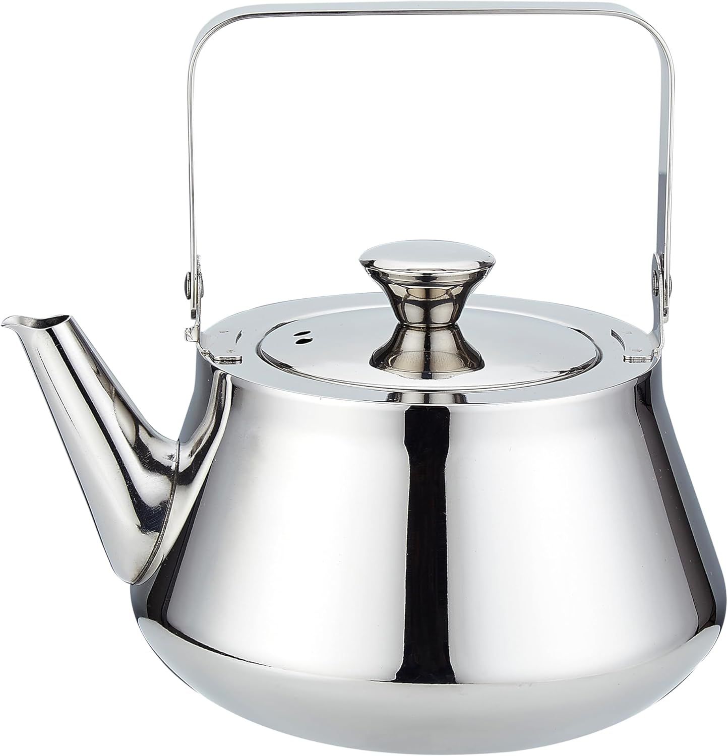 SANQIAHOME Théière en acier inoxydable de 1,5 l avec infuseur. Un style moderne et minimaliste