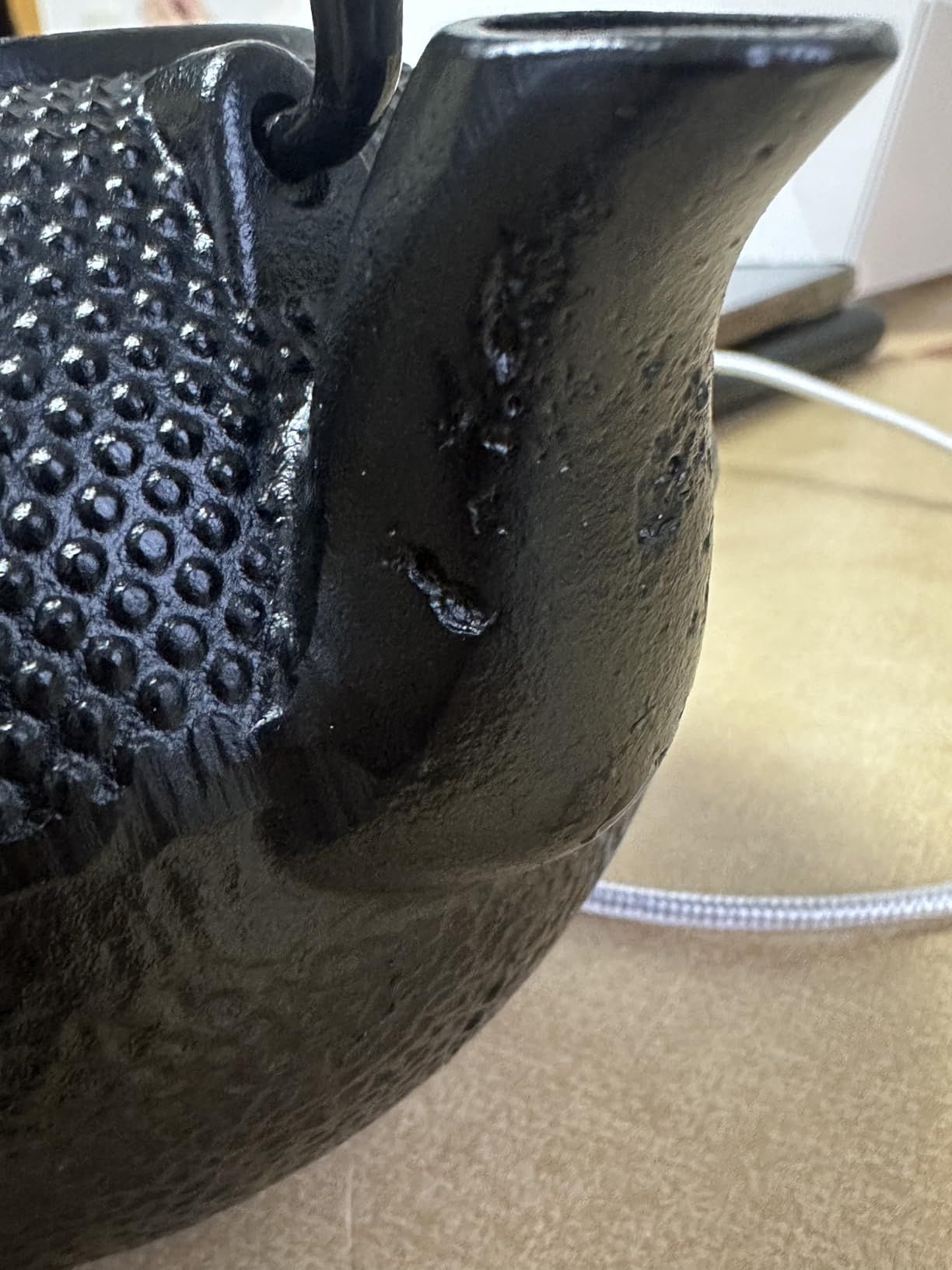 Dimono Service à thé traditionnel en fonte : Théière, chauffe-théière et 2 tasses à thé.