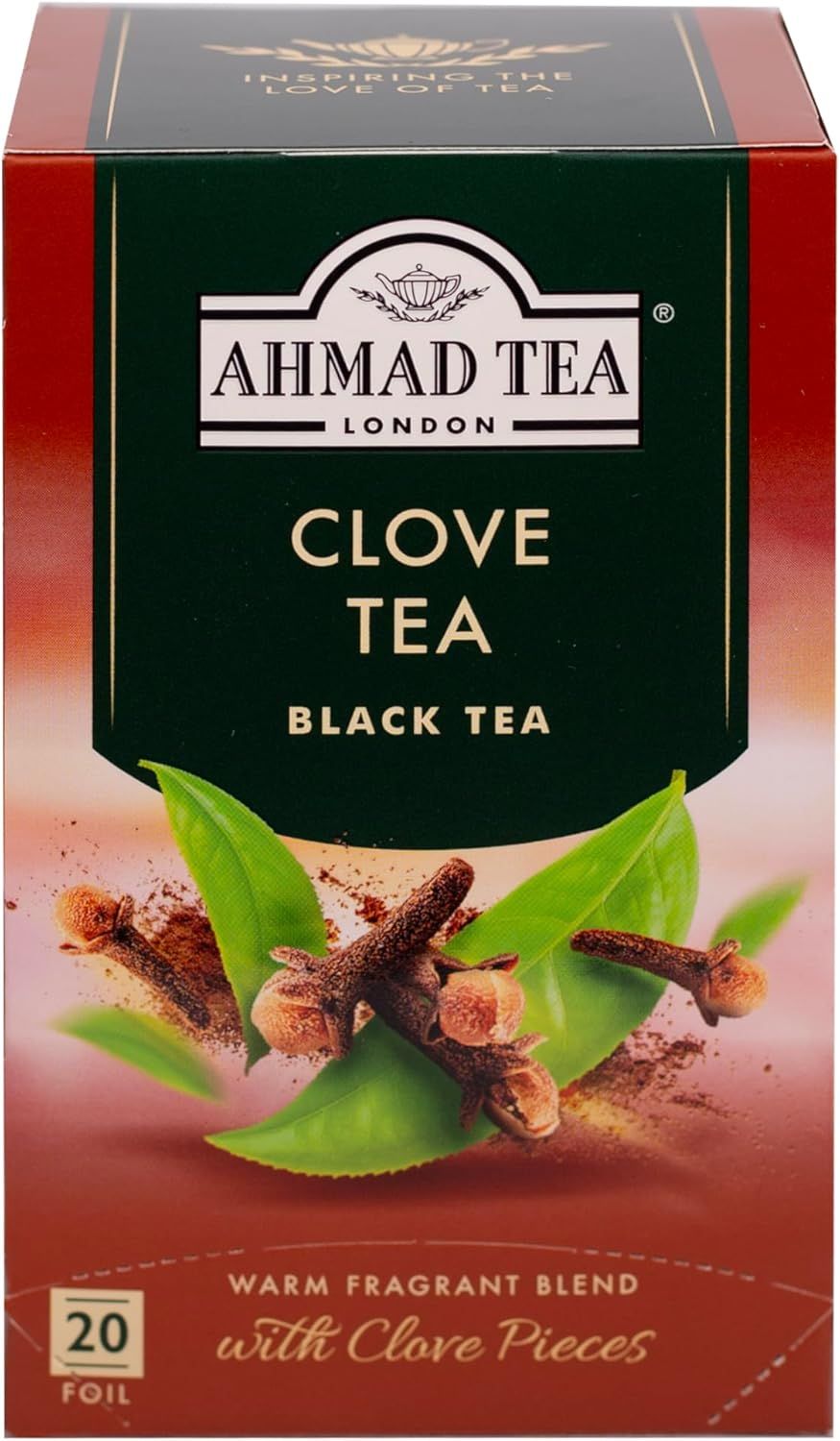 Thé noir aux clous de girofle Ahmad Tea - 20 sachets