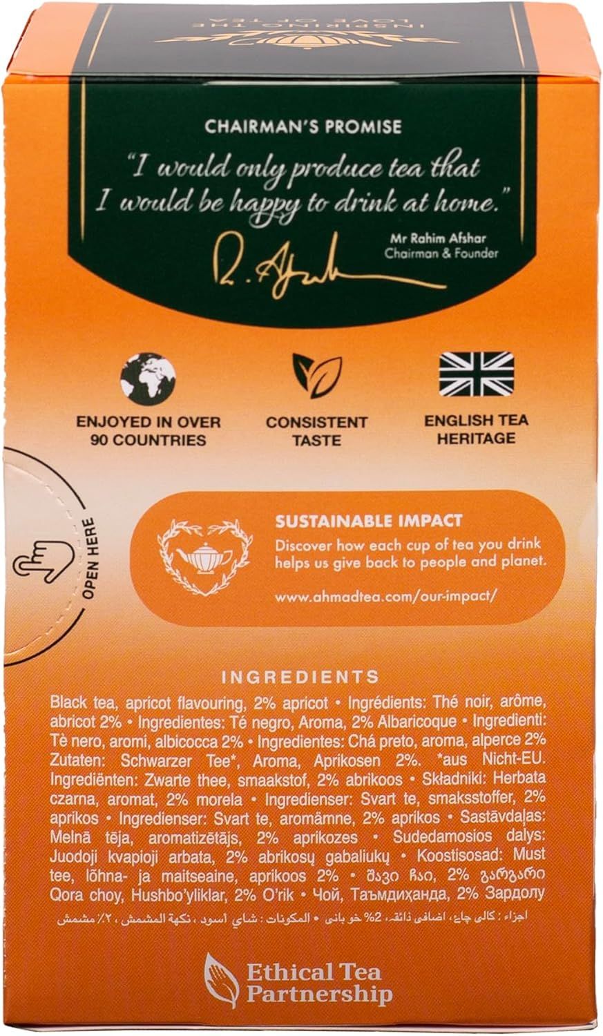 Thé noir bio à la menthe poivrée et menthe verte - boîte de 20 sachets