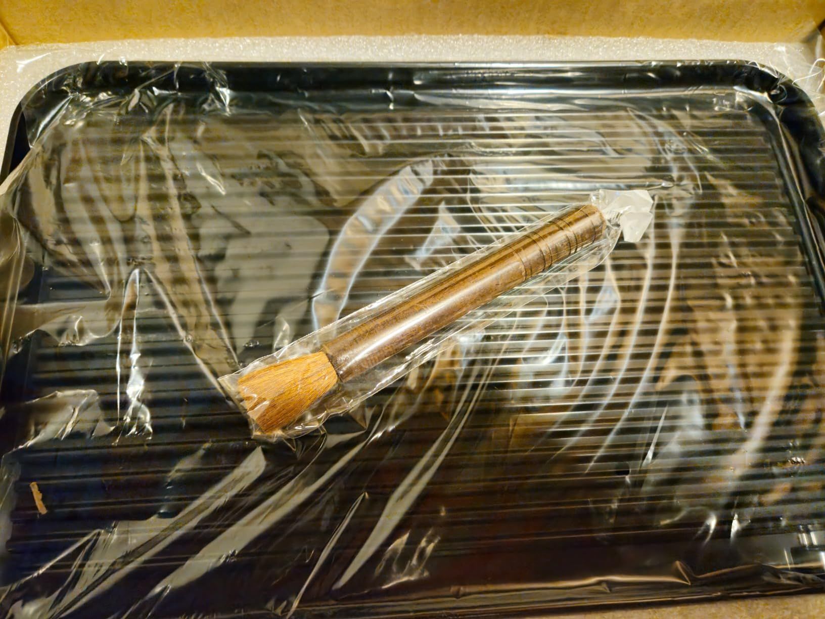 TEANAGOO Service à thé japonais complet avec plateau, gris anthracite, service à thé en porcelaine de Chine, 1 théière (700ml/25oz) + 6 tasses à thé (205ml/7.2oz),U1, plateau à thé avec