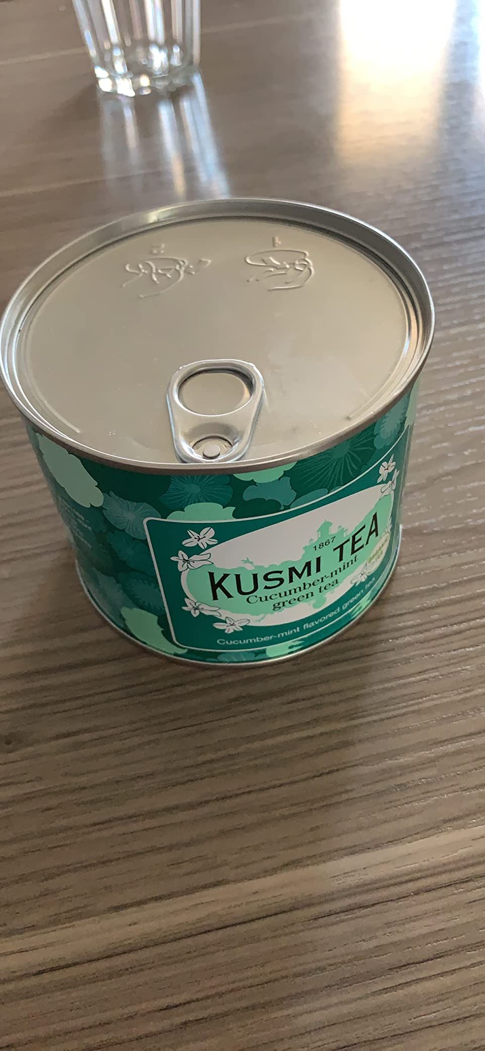 thé vert bio gingembre citron kusmi tea - boîte 100g
