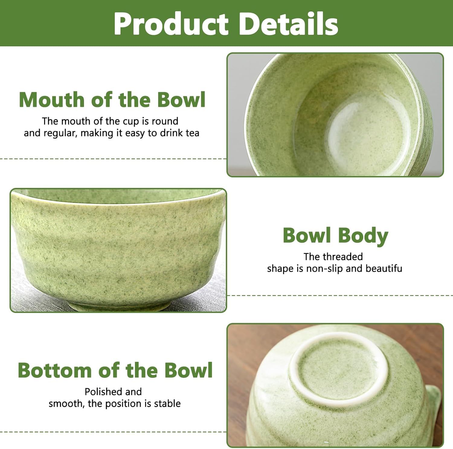 Matcha Kit, 8 Pièces Kit Matcha, Service à Thé Japonais,Bol à Matcha Avec Bec,Fouet Matcha, Support De Fouet à Matcha,Filtre,Cuillere Matcha, Stand, Serviette De Thé,Pour Adapté Aux Débutants