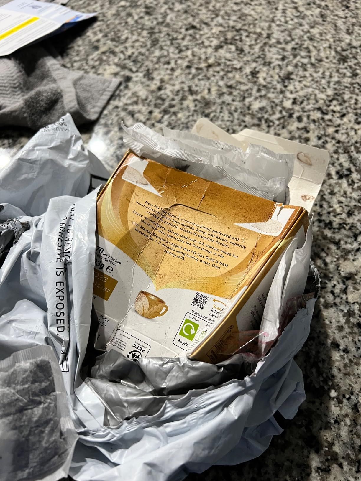 Thé PG Tips Gold mélange supérieur 80 sachets