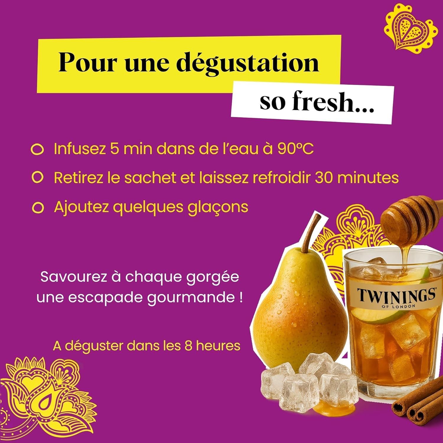 Tisane sans caféine miel vanille camomille - Celestial Seasonings