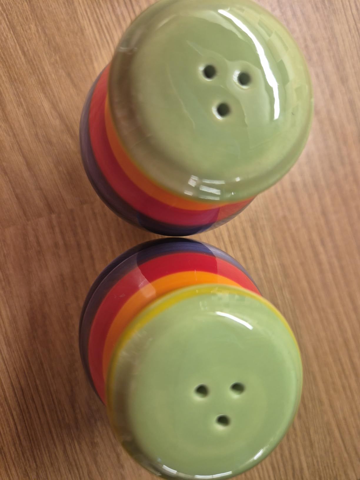 Petite Théière Arc-En-Ciel Rayures 1-2 Personnes Céramique 560 Millilitres Multicolore