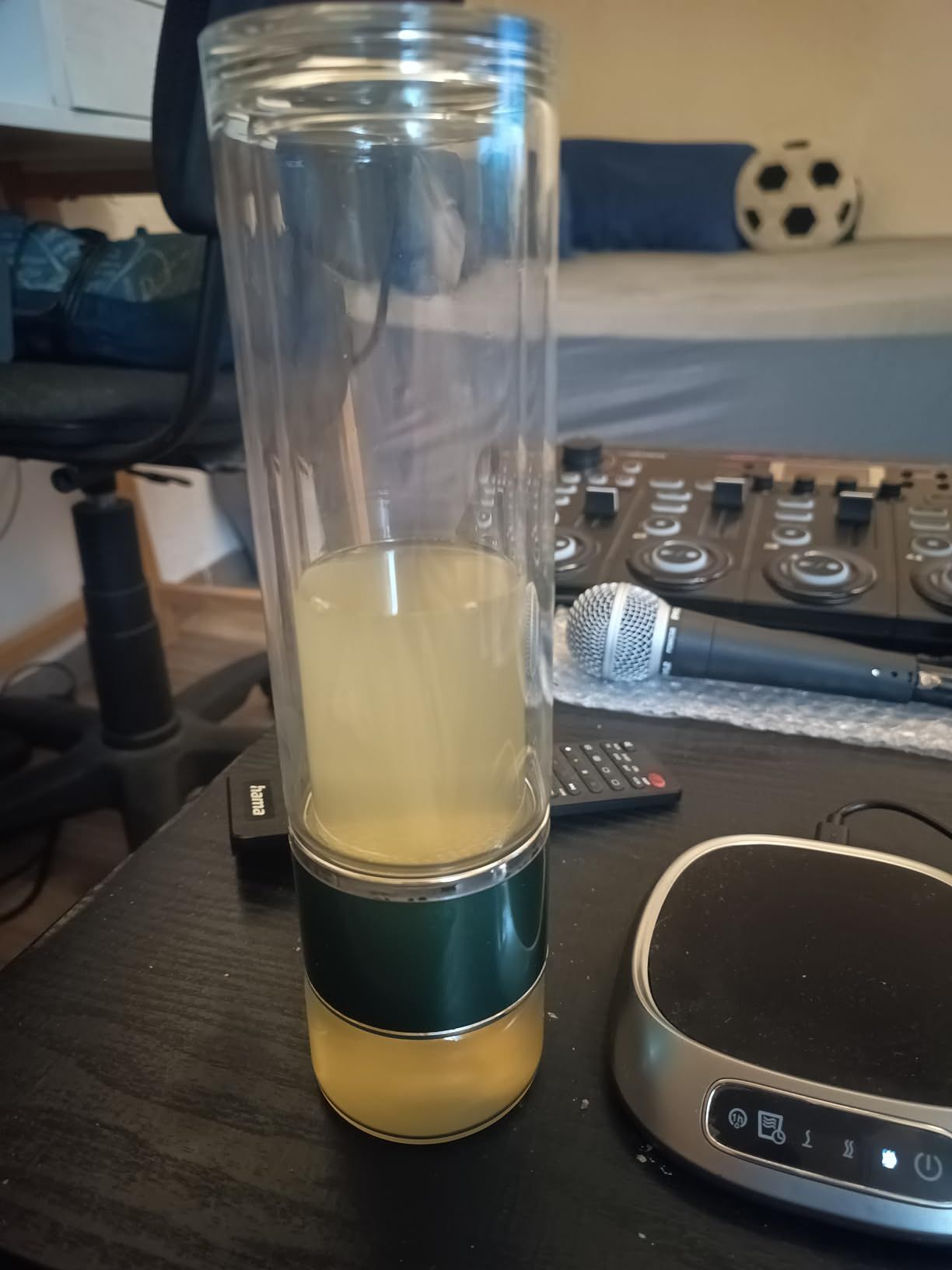 Infusifie Infuseur à thé en verre 280/350/420 ml Bouteille à thé isotherme double couche Séparation de l'eau et du thé Bouteille à thé Portable de voyage avec filtre en acier inoxydable