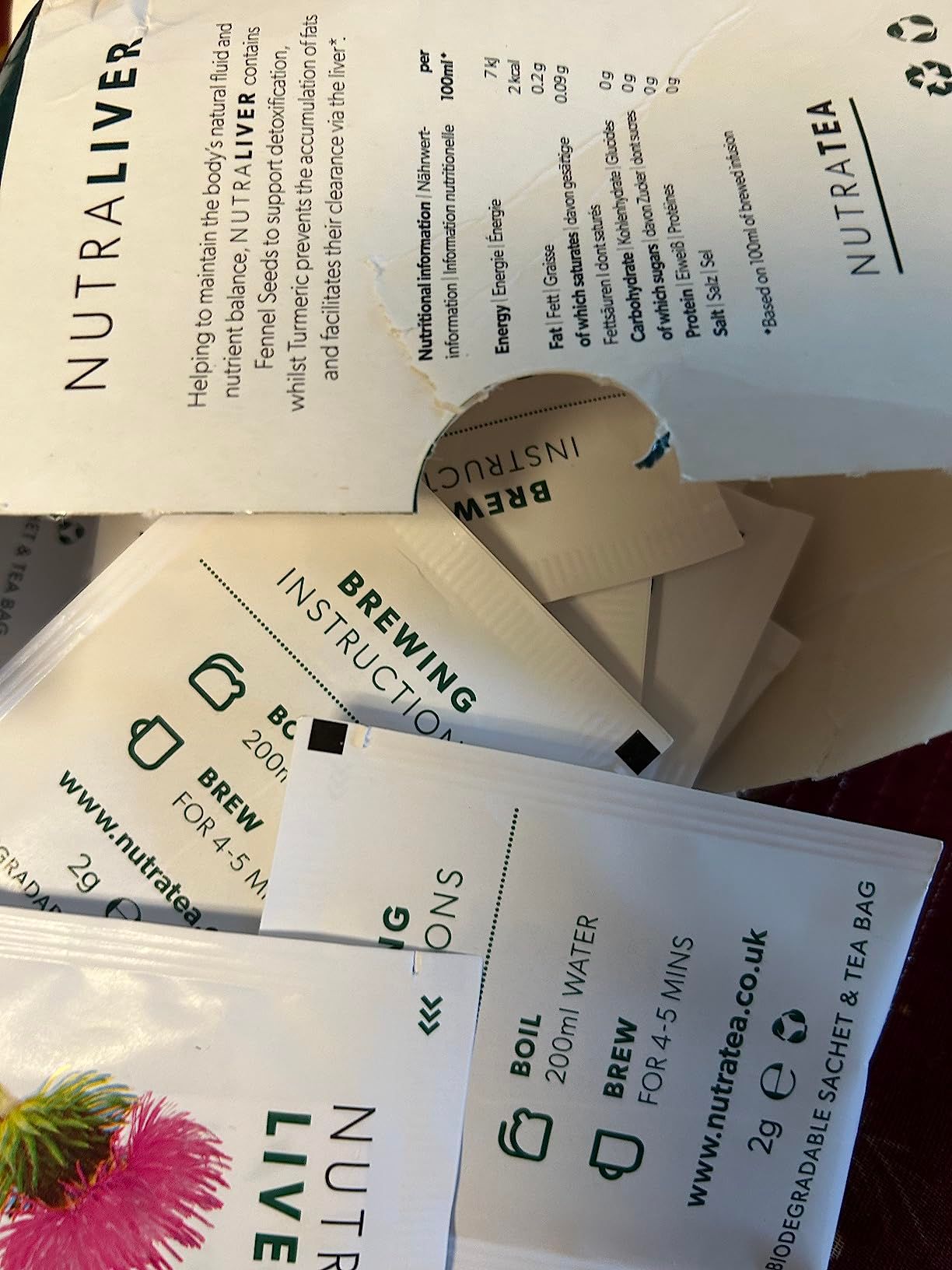Thé pour la glycémie NutraGlycemia - 20 sachets
