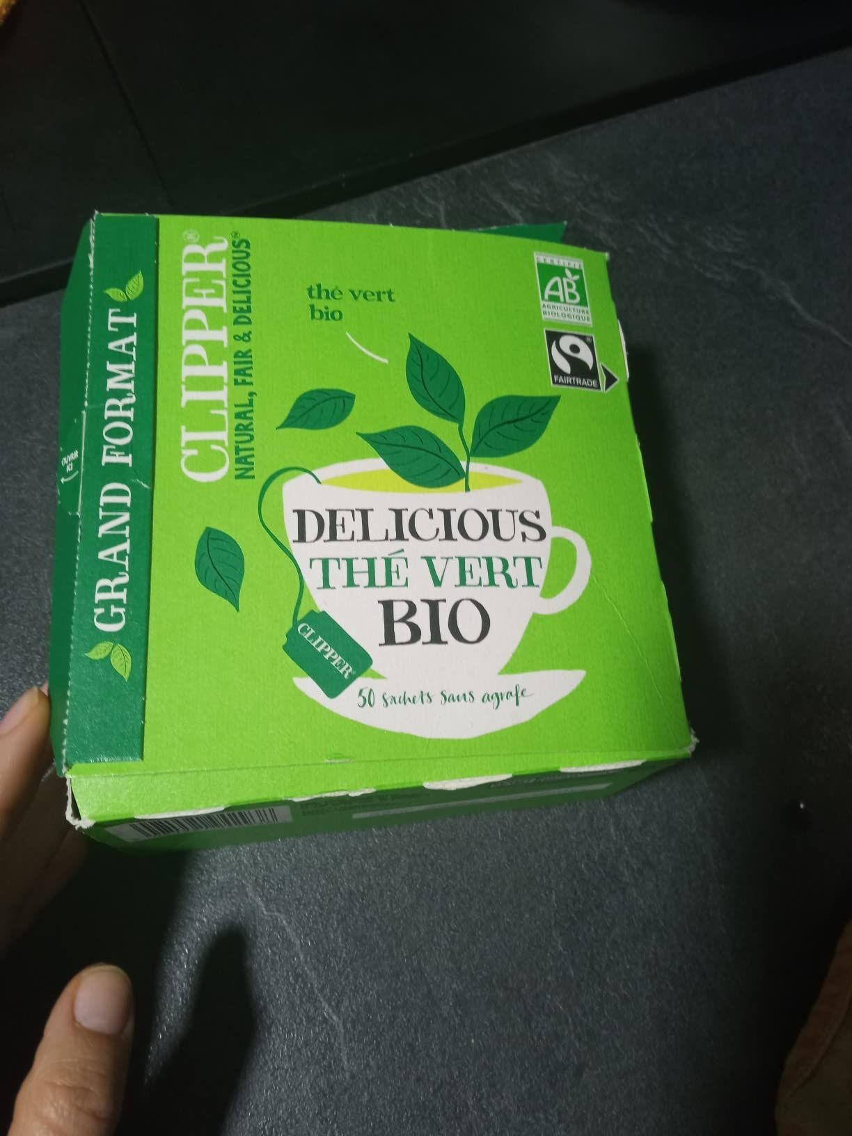 Thé vert bio citron Clipper - 50 sachets