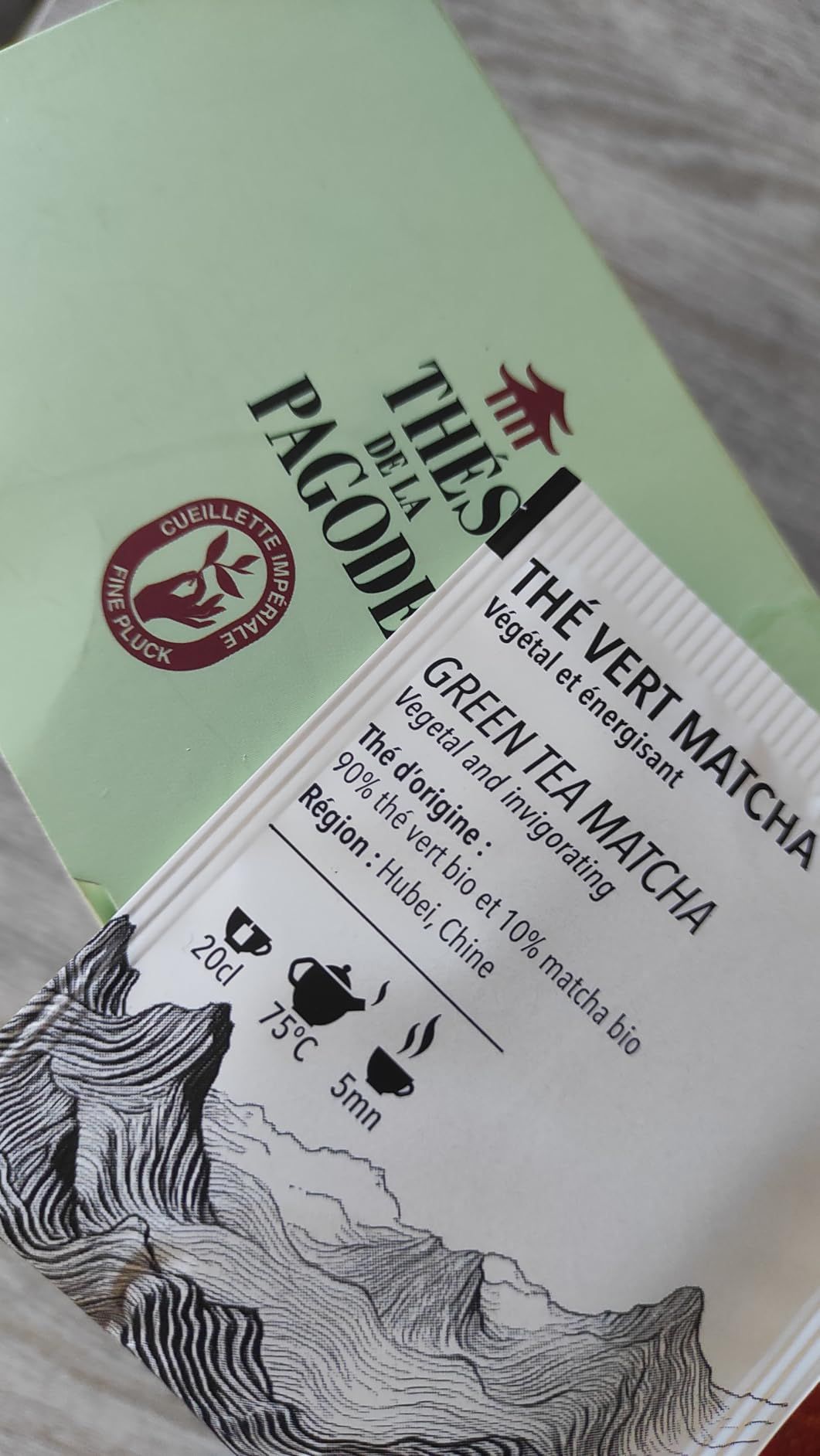 Thé vert bio au matcha - Thés de La Pagode