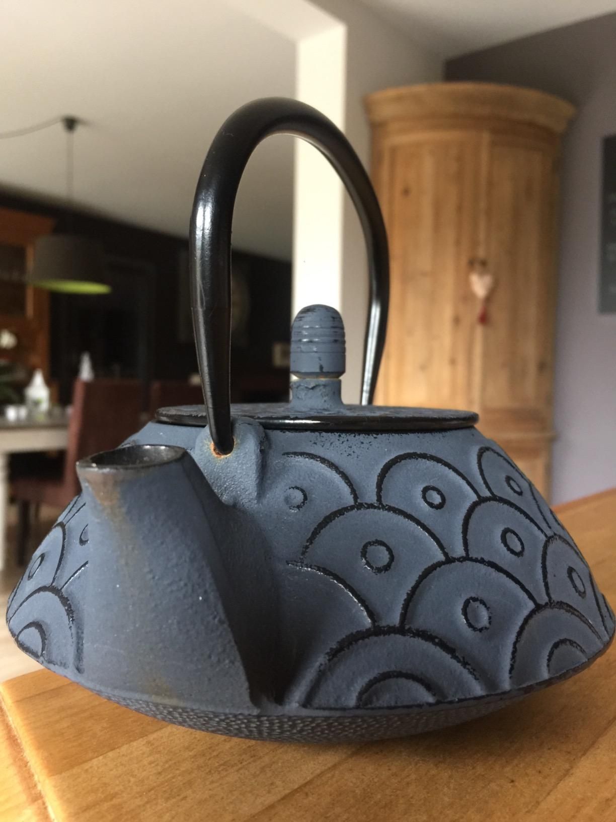 IBILI - Théière en Fonte Malaisie, 0,8 Litre, Intérieur Émaillé, Compatible avec Les Plaques à Induction