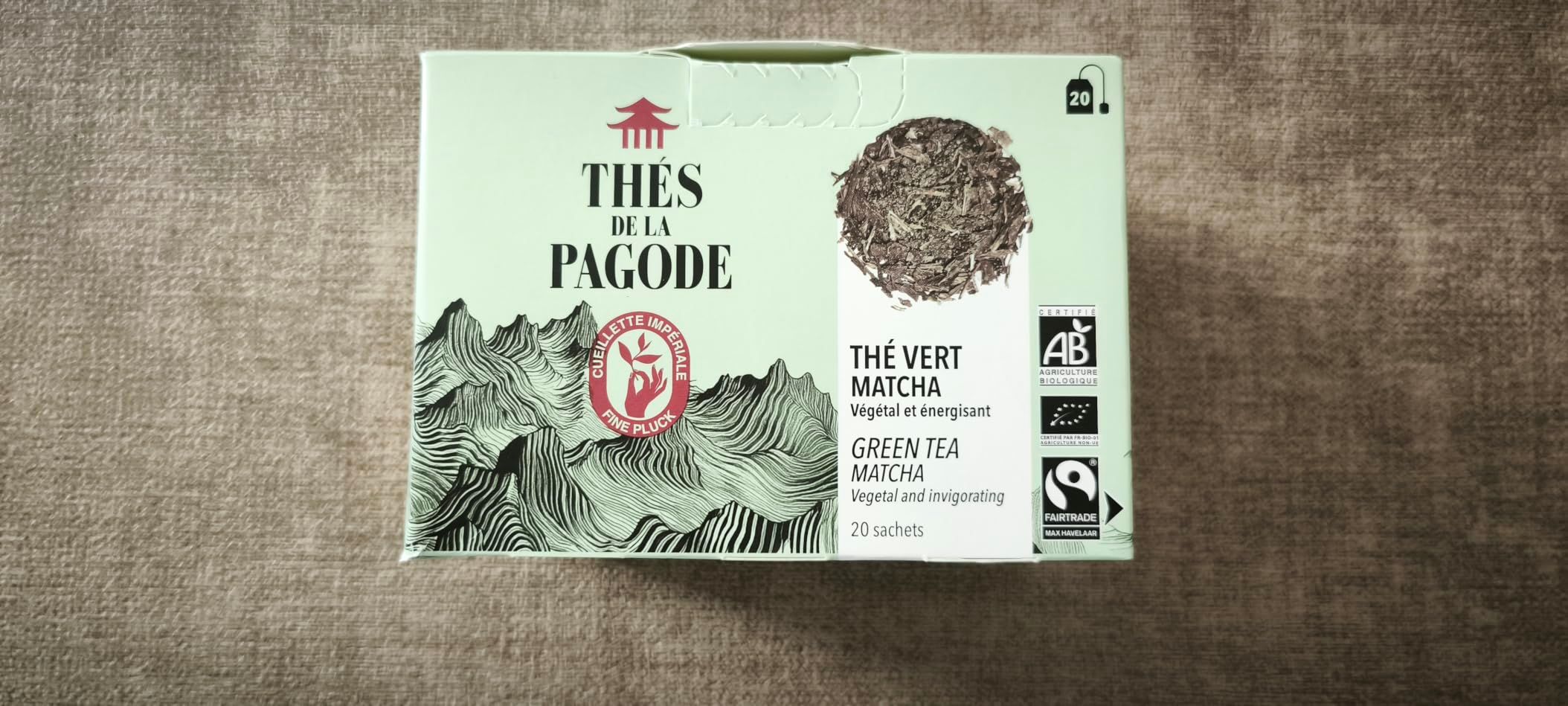 Thé vert bio au matcha - Thés de La Pagode