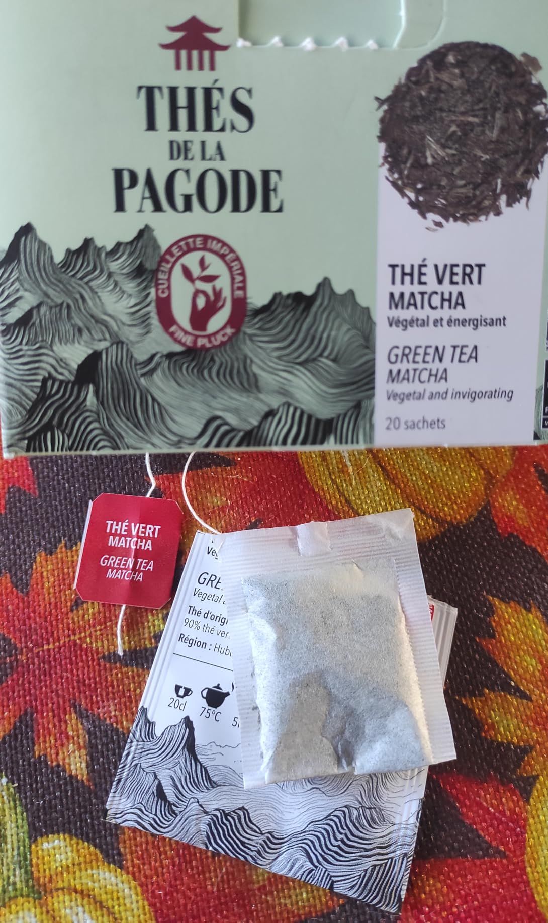 Thé vert bio au matcha - Thés de La Pagode