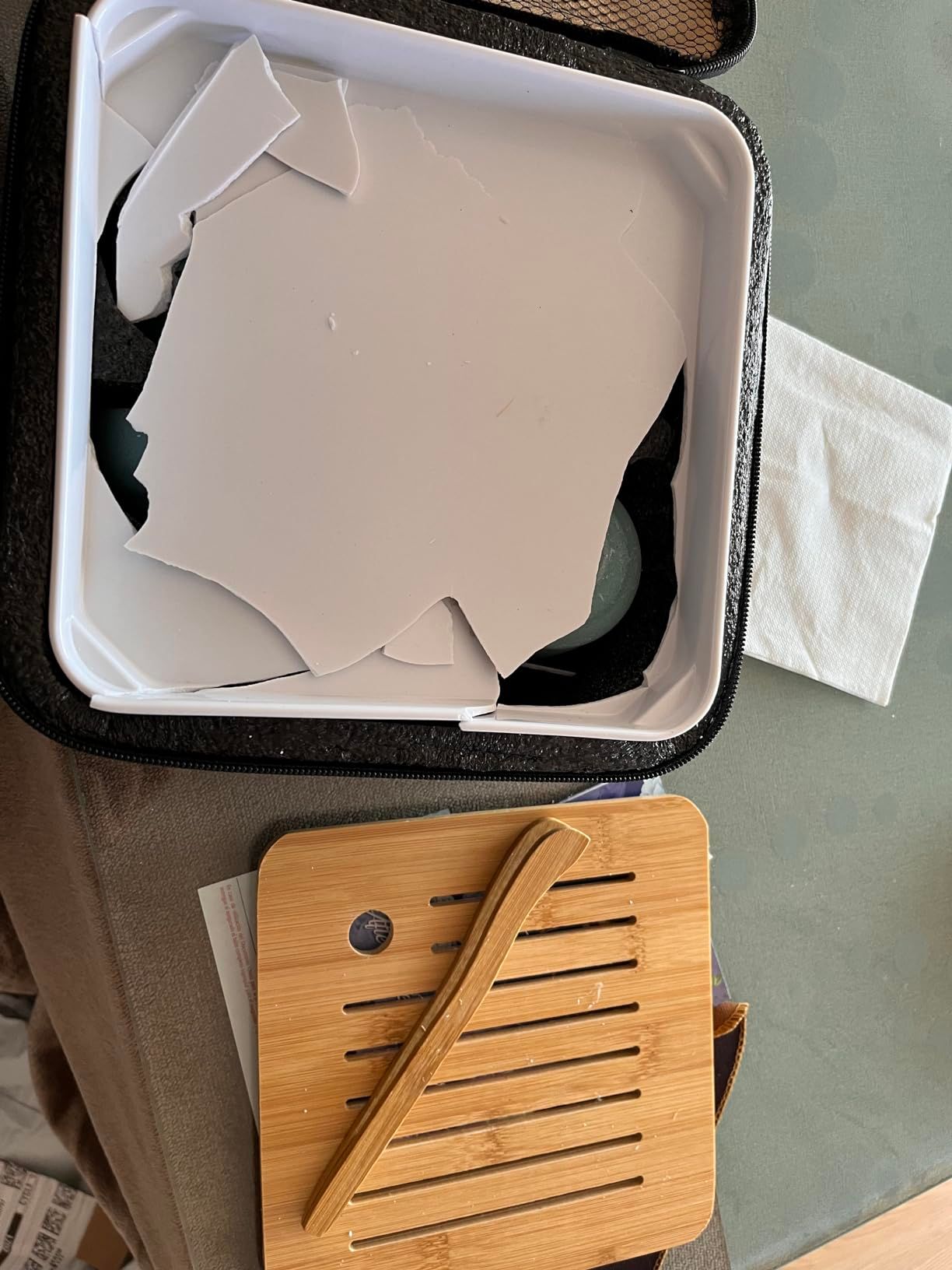 fanquare Portable Kungfu Service à Thé Japonais,Service à thé Zisha Kung Fu aux Fleurs de Cerisier pour Adultes, Une Théière, 4 Tasses à Thé,1 Boîte à Thé et Sac de Voyage