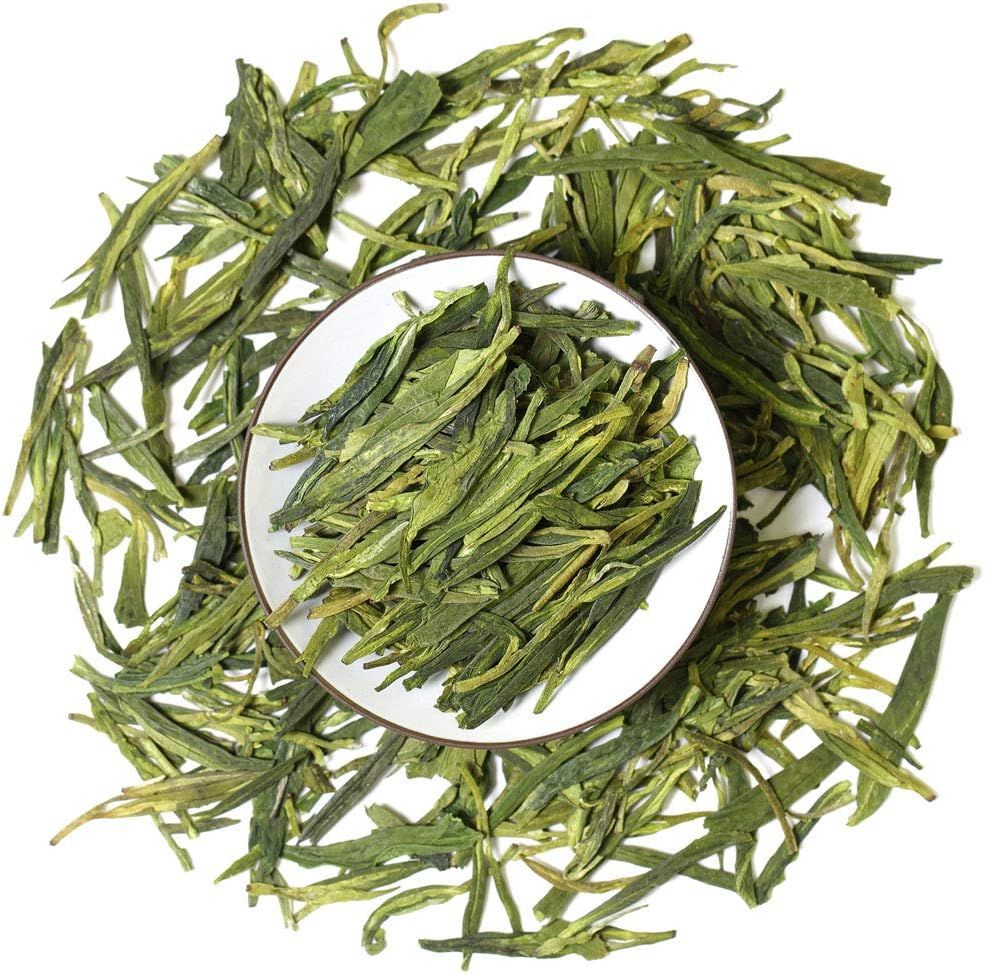 Thé vert bio Anji Bai Cha Long Jing en feuilles 50g