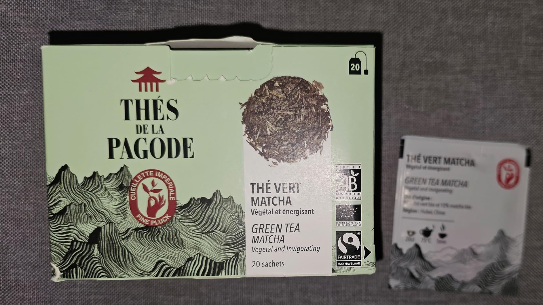 Thé vert bio au matcha - Thés de La Pagode
