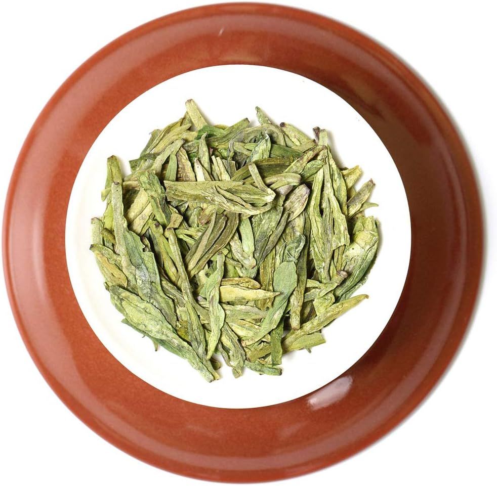 Thé vert bio Anji Bai Cha Long Jing en feuilles 50g