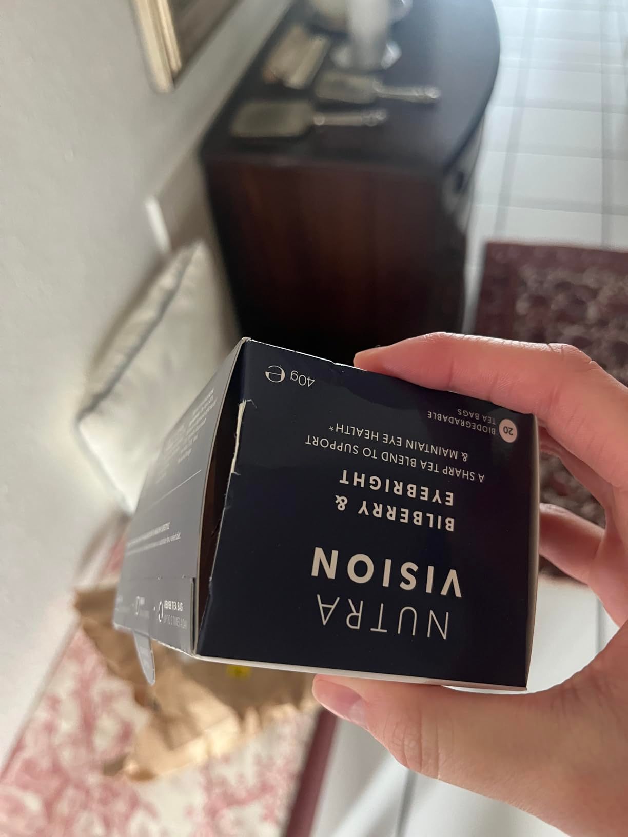 Thé NutraVision pour la santé et le confort des yeux