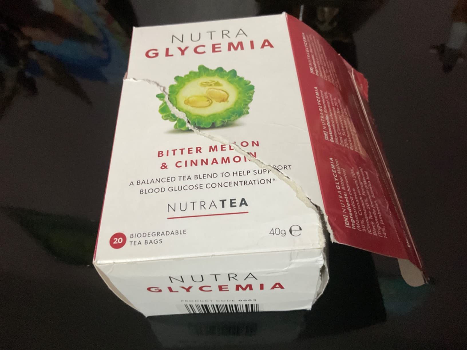 Thé pour la glycémie NutraGlycemia - 20 sachets