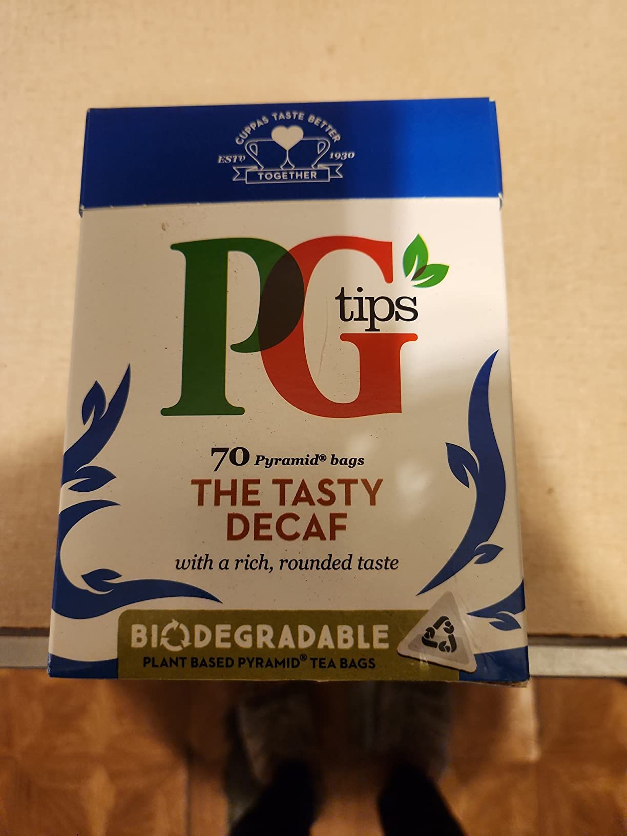 Sachets de thé déthéiné PG Tips Pyramid - Pack de 3