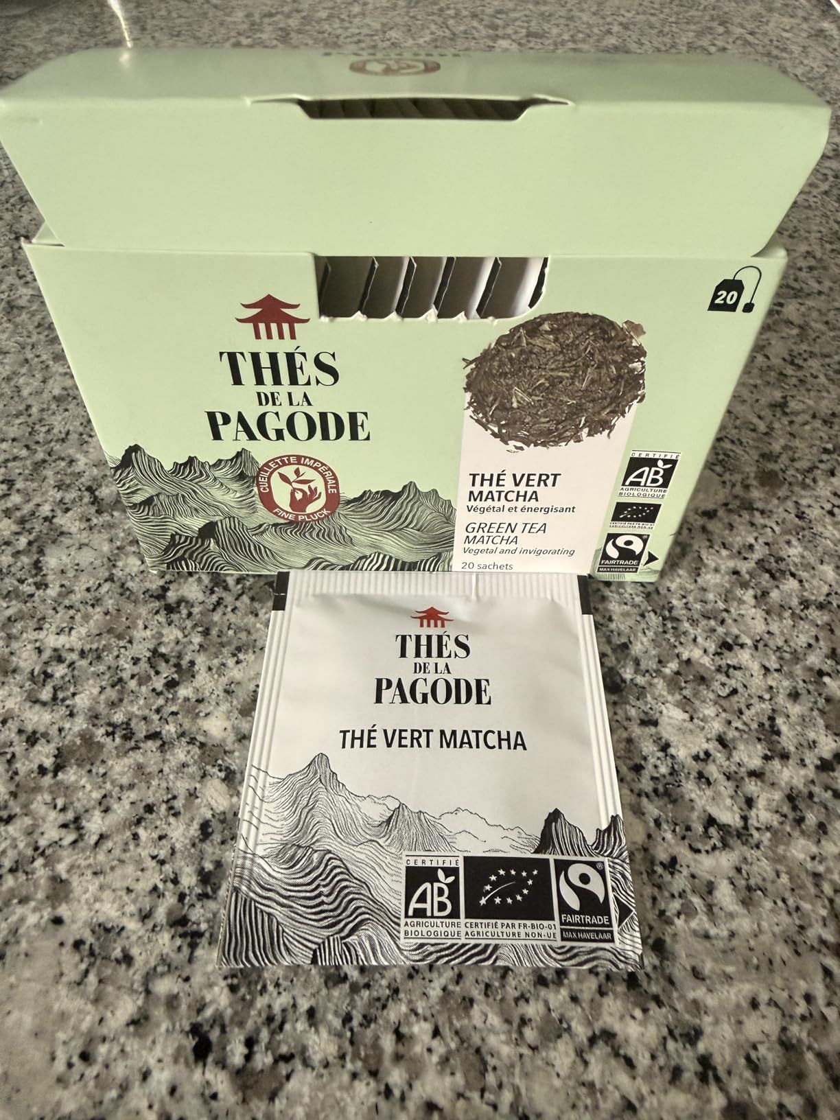 Thé vert bio au matcha - Thés de La Pagode