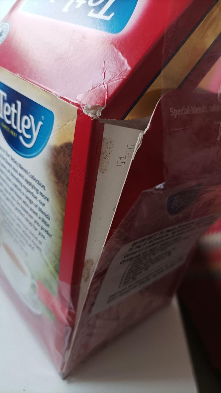 Sachets de thé extra fort Tetley 75 x 250 g