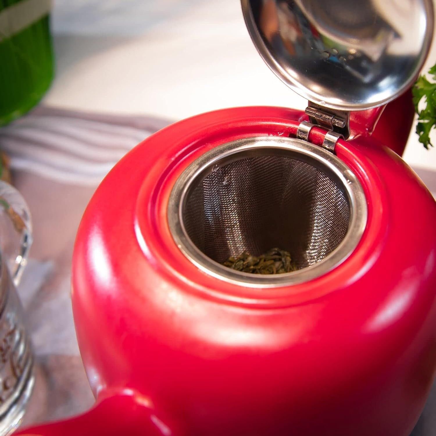 Küchenprofi K1046001400 Théière - 1046001400 - Théière en céramique - Rouge