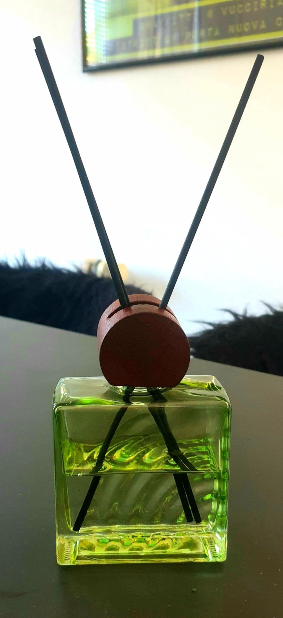 Diffuseur de parfum thé blanc 200 ml avec bâtonnets pour maison et bureau