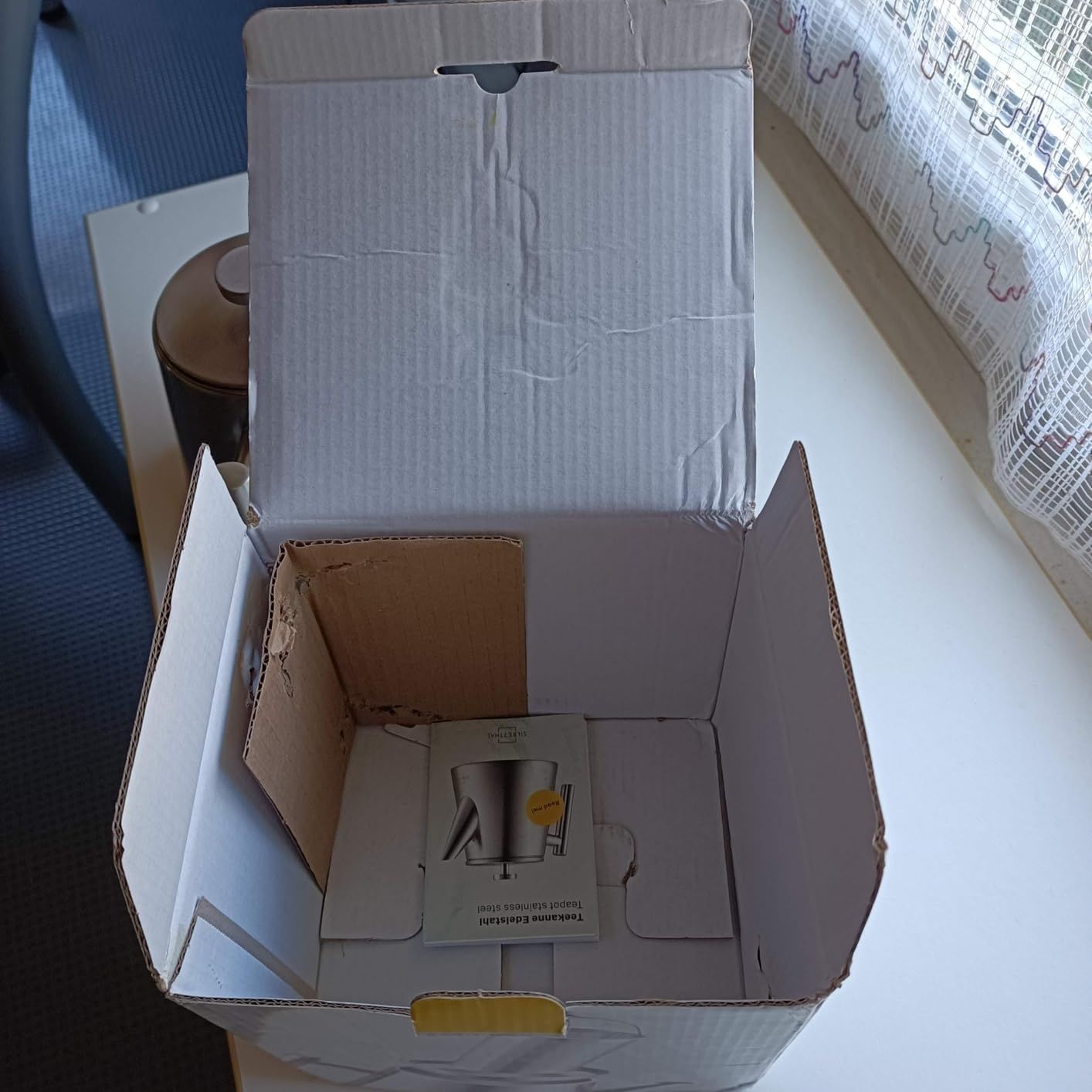 SILBERTHAL Théière avec Filtre Infuseur Amovible - Inox Double Paroi - 1 Litre - Garde la Chaleur