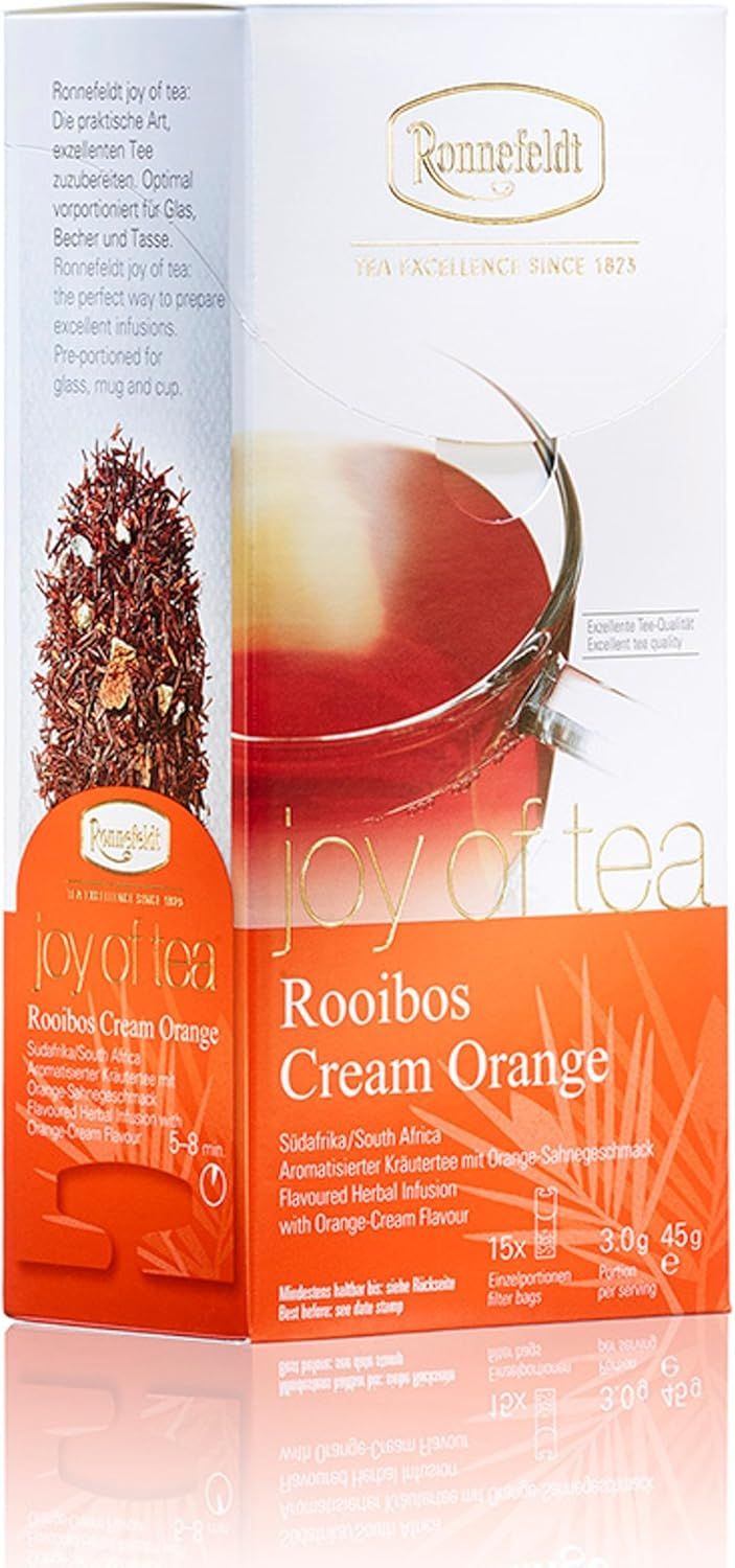 Thé crème orange Ronnefeldt - joy of tea - 15 sachets filtrants