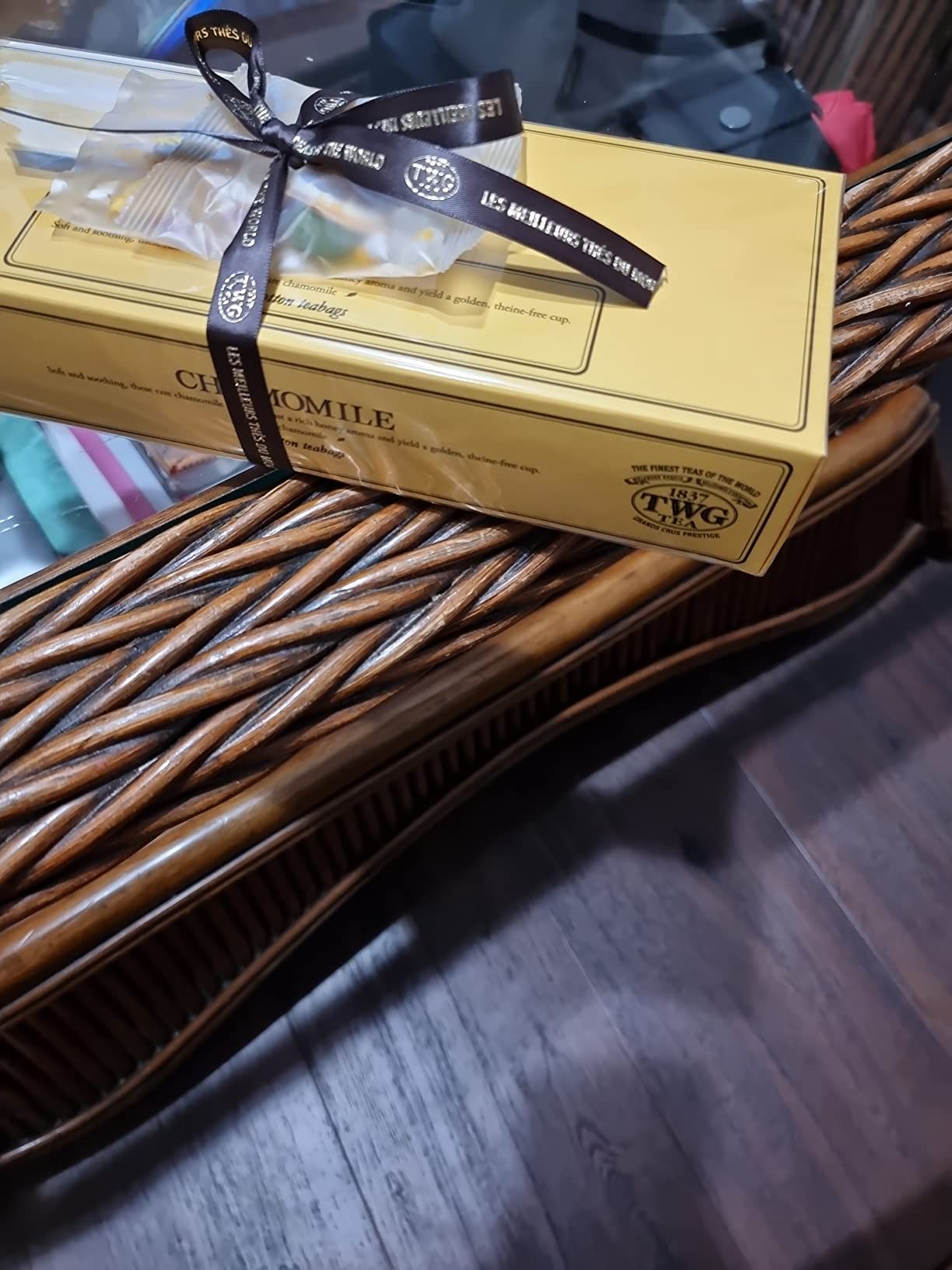 Tisane de camomille TWG Tea sans théine en sachets artisanaux