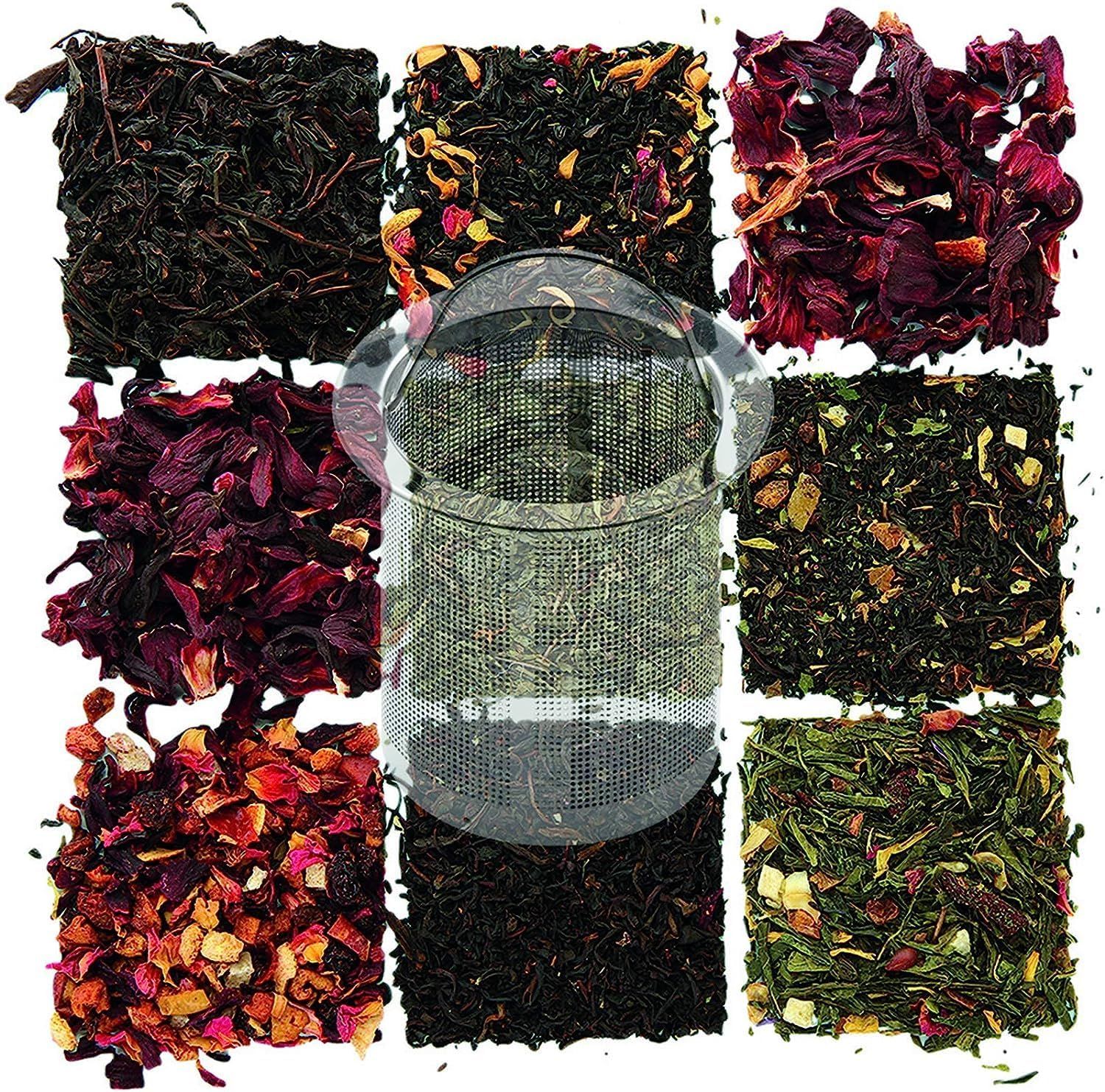 Easyworkz Théière en acier inoxydable 1500 ml avec infuseur amovible pour infusion de fruits, herbes et infusions