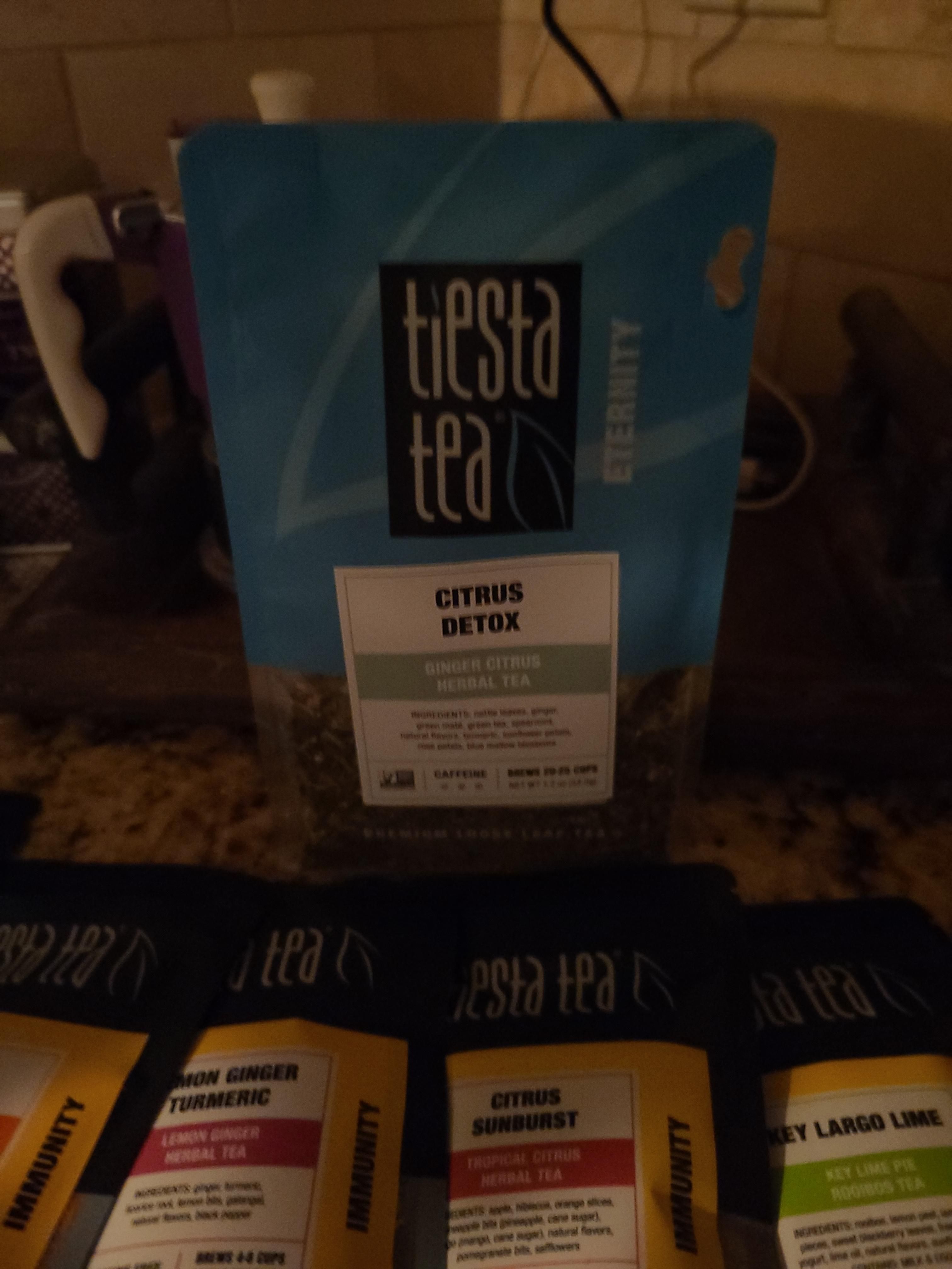 Thé détox aux agrumes Tiesta Tea en feuilles vrac