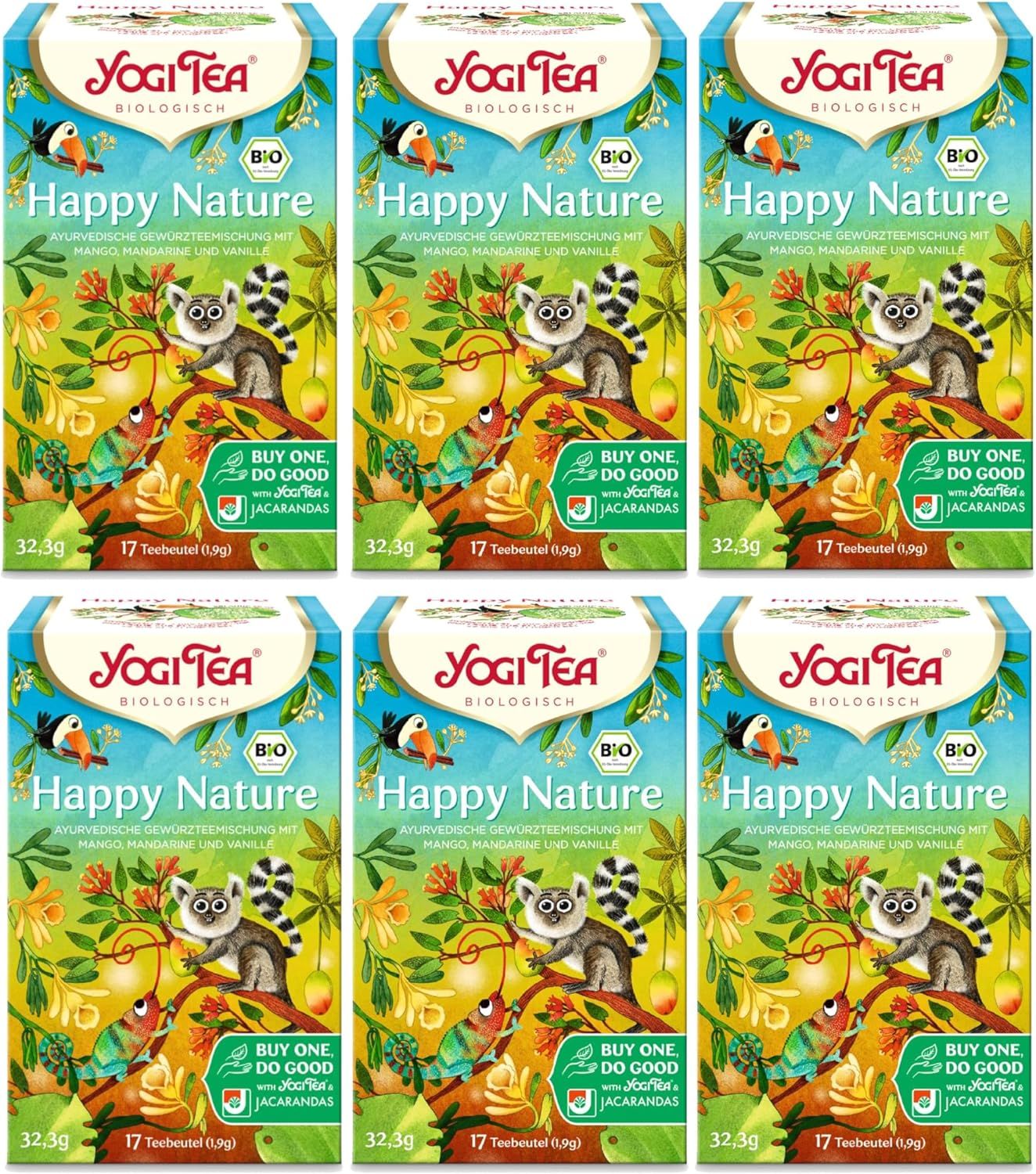 Infusion bio Yogi Tea mangue, mandarine et vanille