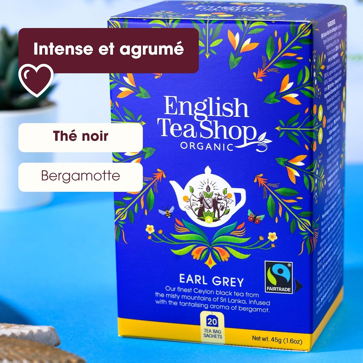 Tisane d'hibiscus écoresponsable - 100 sachets sans caféine