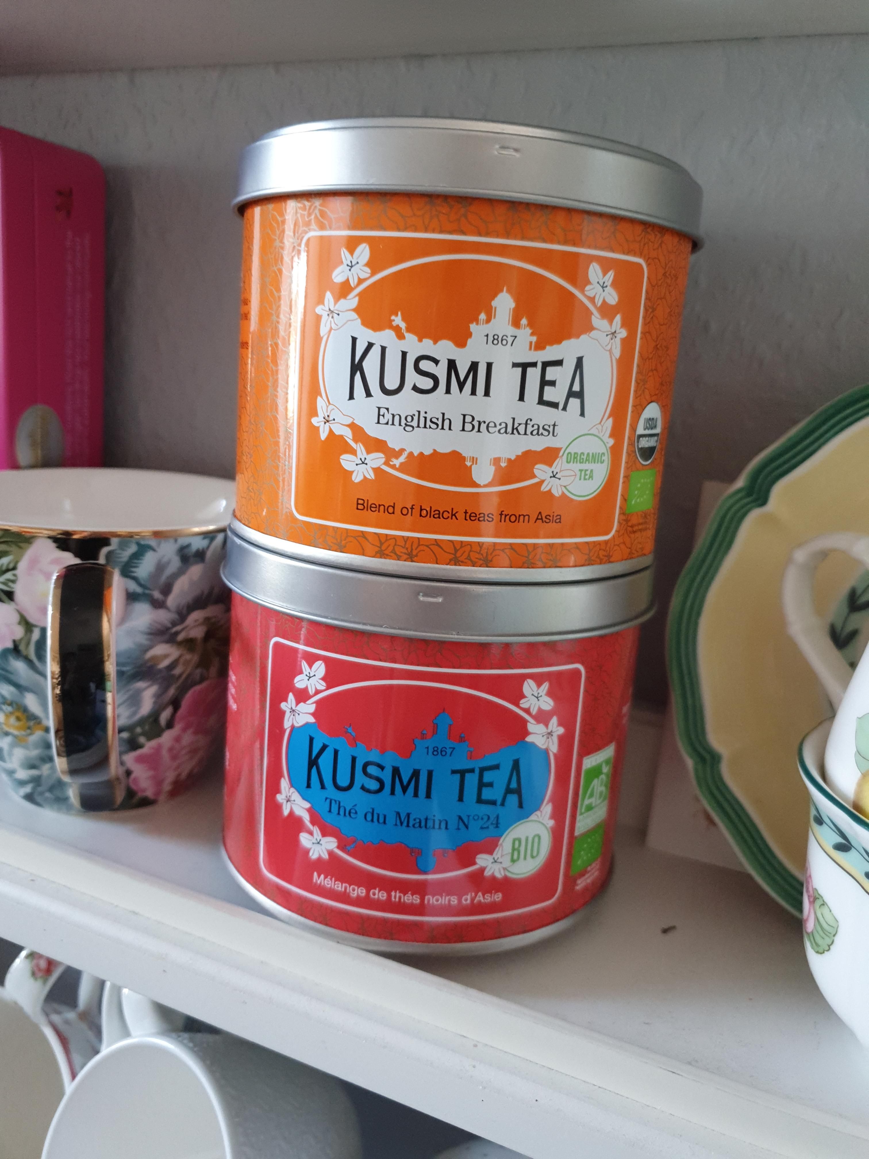 Thé noir bio Earl Grey Kusmi Tea à la bergamote