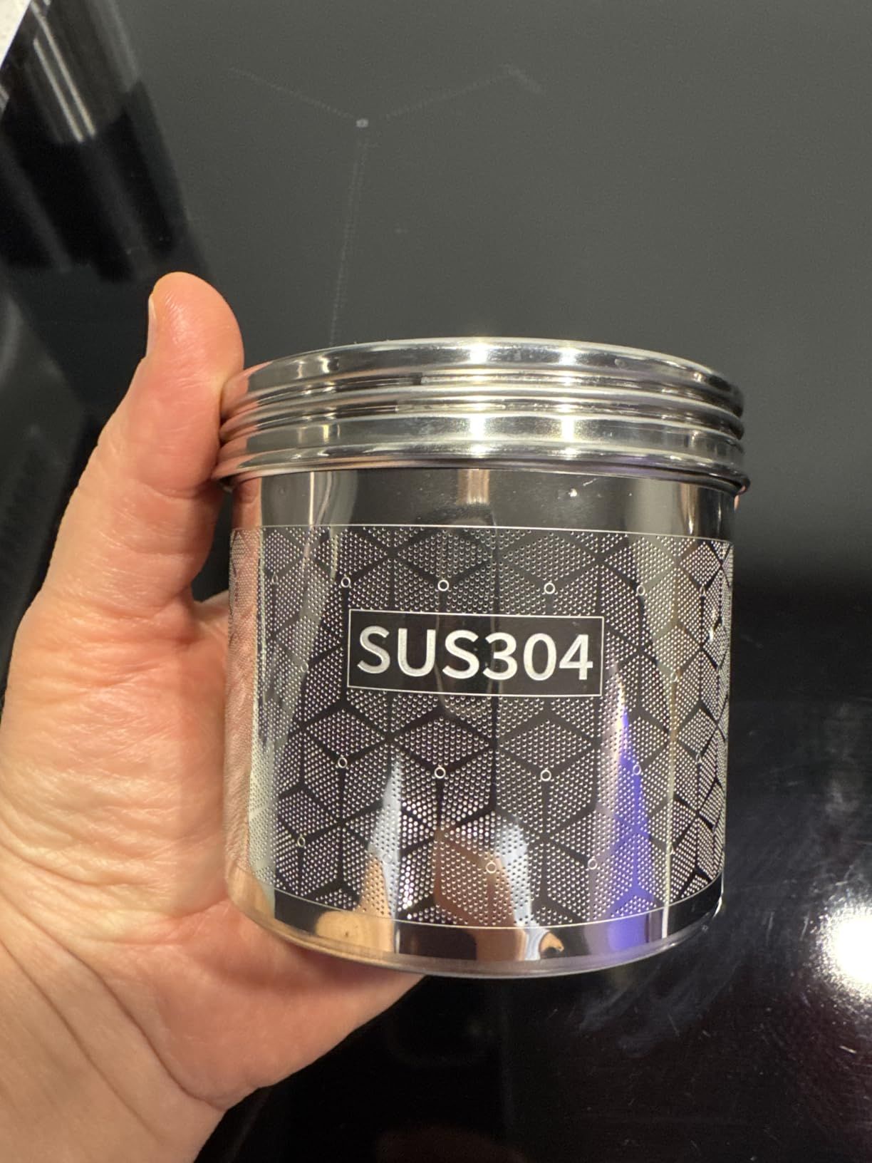 Grande Infuseur Thé, Filtre à Thé Avec Chaîne Rallongée et Crochet en S, Filtre Thé et Passoire à épices Acier Inoxydable 304, Filtre a The Mailles Fines pour Feuilles de Thé, les épices