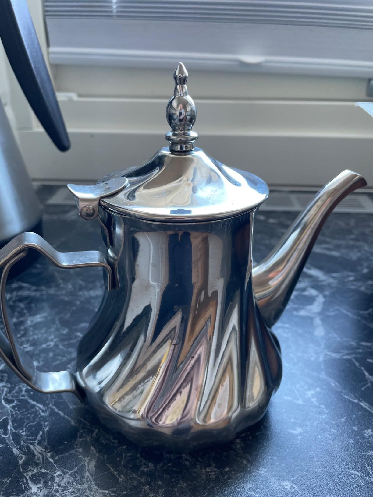 Ibili - Théière Arabe Yadida, 1 Litre, Acier Inoxydable