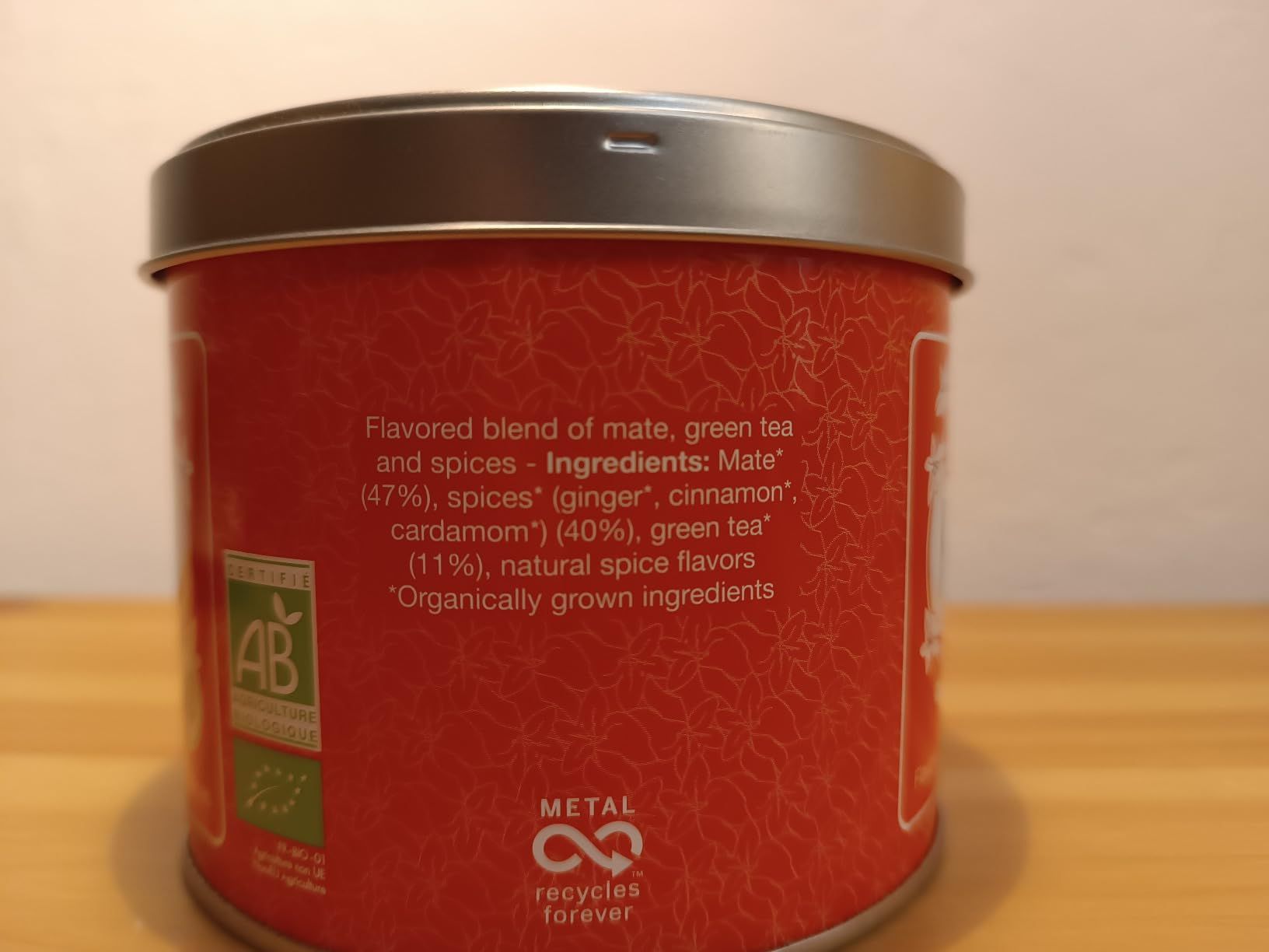 thé vert bio gingembre citron kusmi tea - boîte 100g