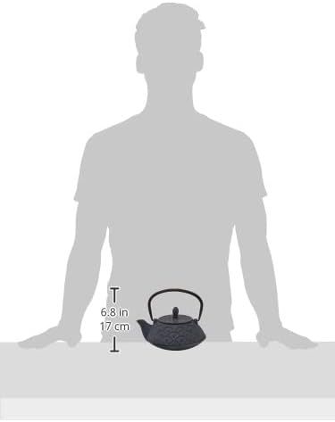 IBILI - Théière en Fonte Malaisie, 0,8 Litre, Intérieur Émaillé, Compatible avec Les Plaques à Induction