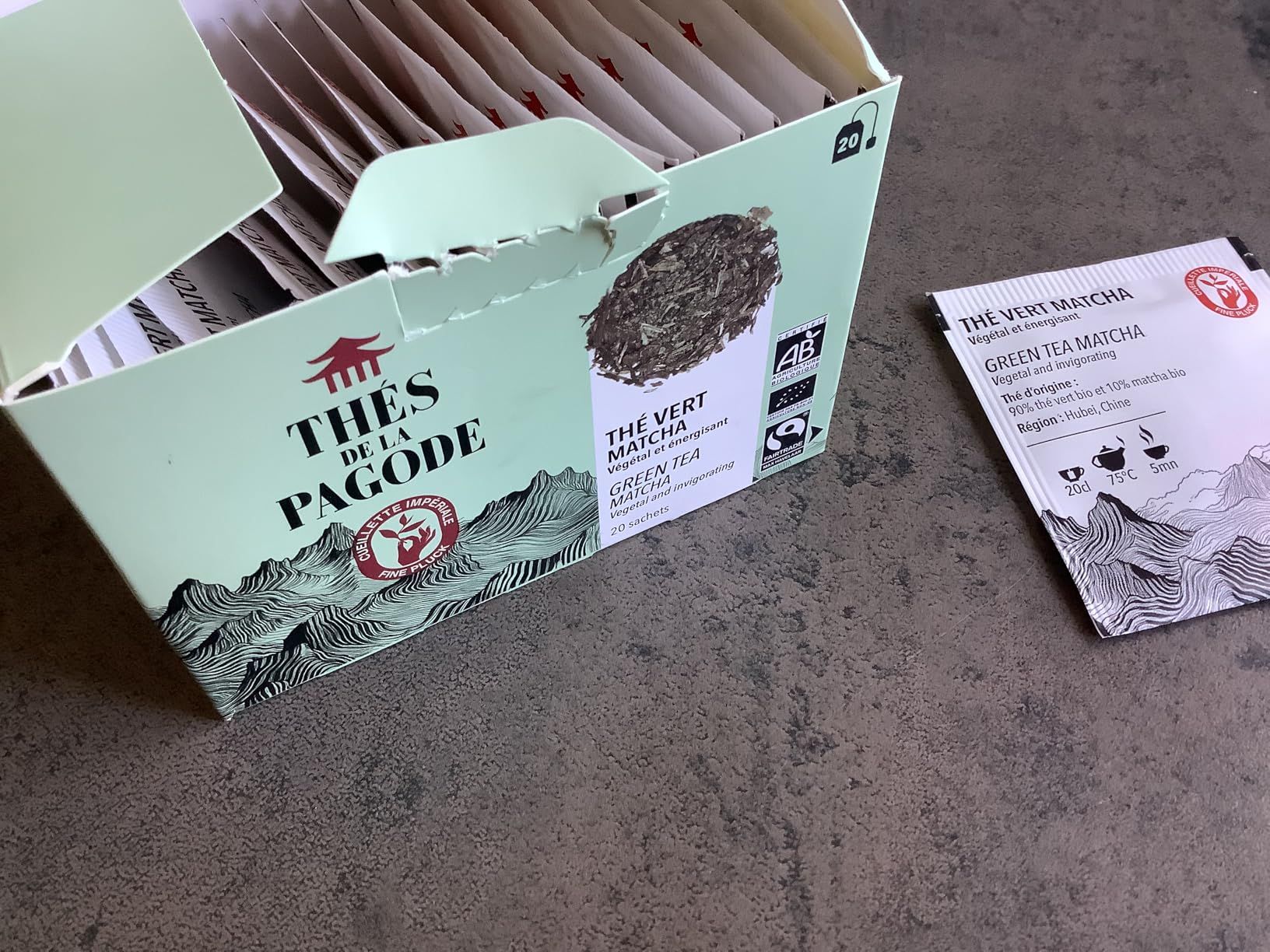 Thé vert bio au matcha - Thés de La Pagode