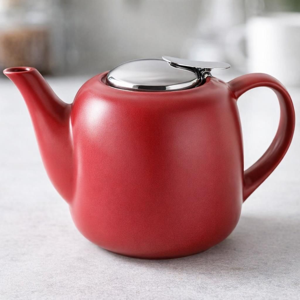 Küchenprofi K1046001400 Théière - 1046001400 - Théière en céramique - Rouge