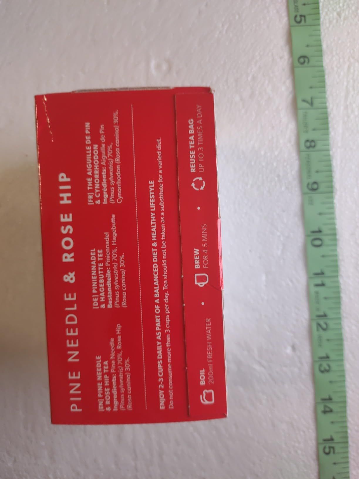 Thé aux aiguilles de pin et églantier - 120 sachets