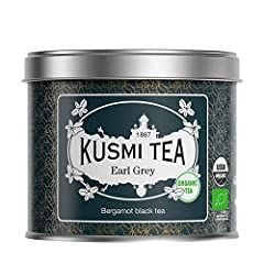 Thé noir bio Earl Grey Kusmi Tea à la bergamote