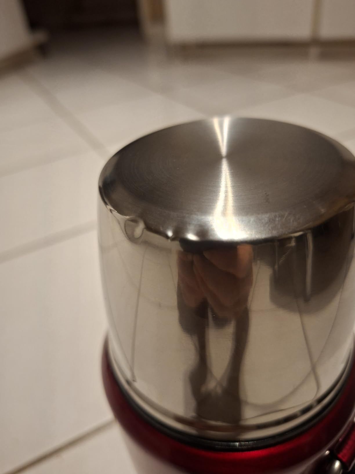 Thermos Très Grande flasque de 1,2 L en Acier Inoxydable, Rouge Cranberry, 1,2 l