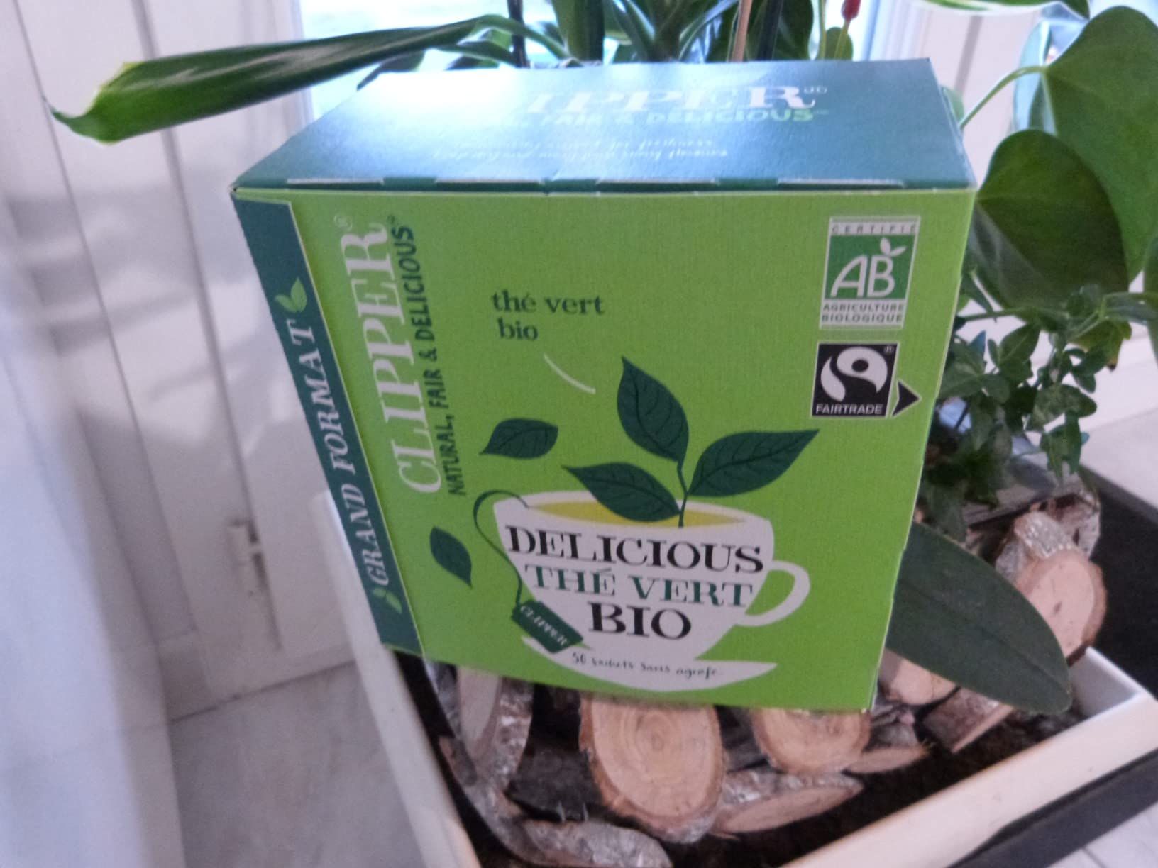 Thé vert bio citron Clipper - 50 sachets