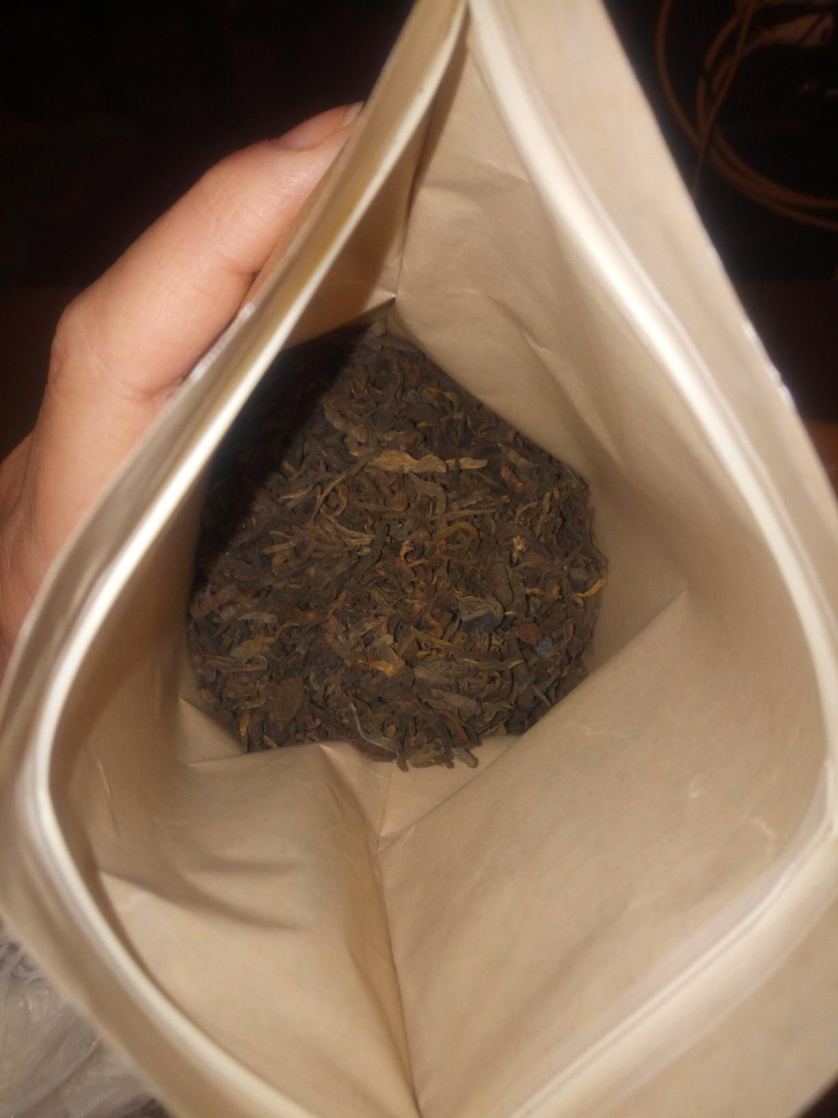 thé pu erh bio en vrac 200g origine yunnan
