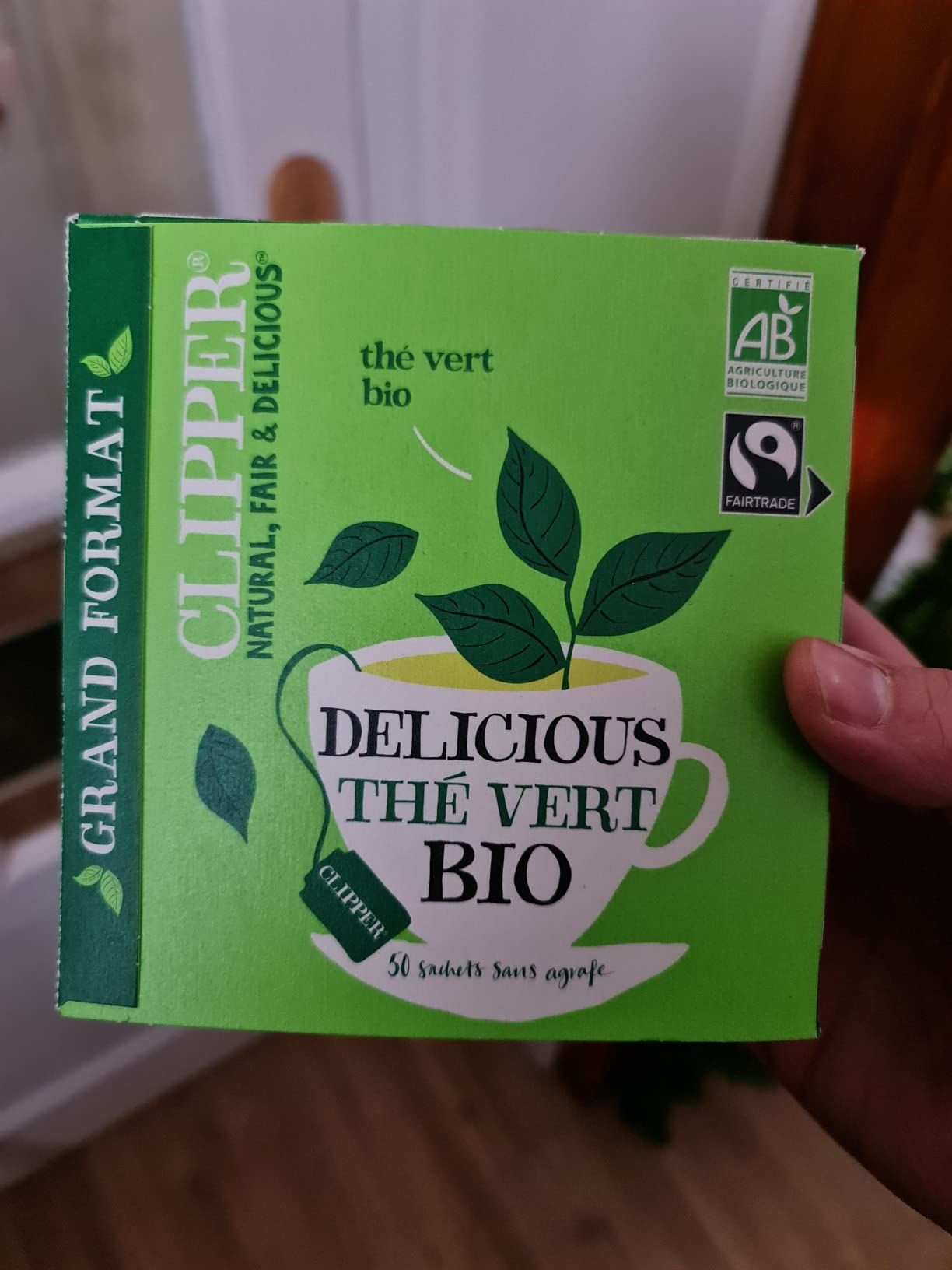 Thé vert bio citron Clipper - 50 sachets