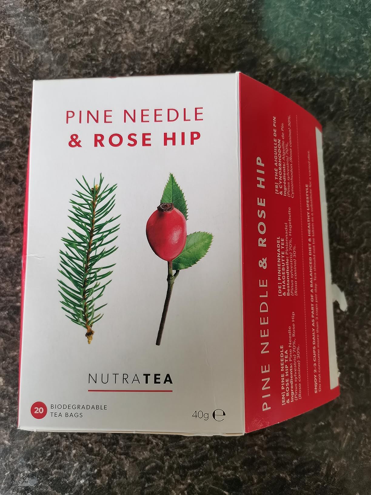 Thé aux aiguilles de pin et églantier - 120 sachets