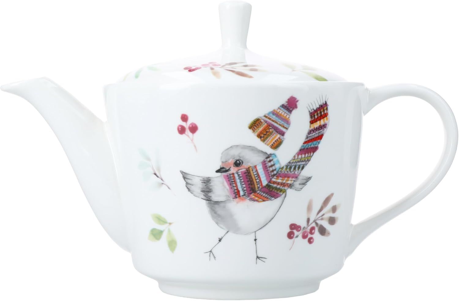 Mikasa Tipperlyhill Robin Théière en porcelaine fine 650 ml Coffret cadeau